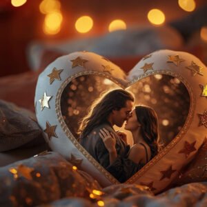 Foil Stars pillow (Heart/Squre)