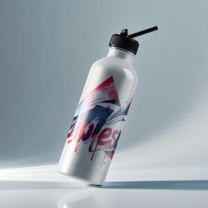 Sipper bottle with Straw Black cap (750ml)