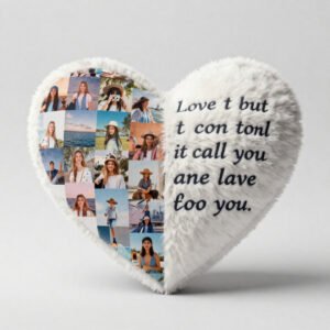 Furr Pillow 16x16 Double side (Heart)