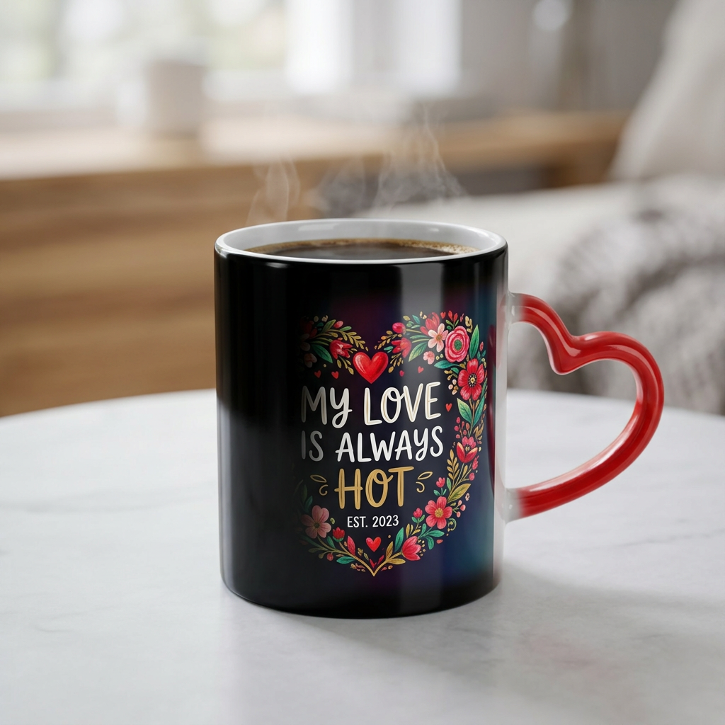 Magic Heart handle mug