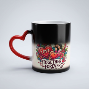 Magic Heart shape mug
